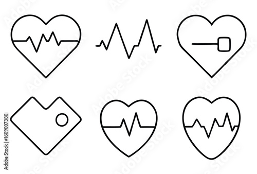 Heart rate monitors display real time data as line art