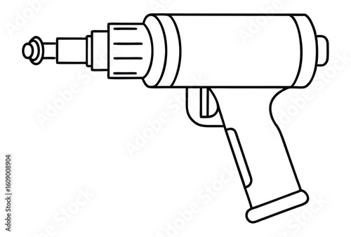  Heat guns melt plastic shrink wrap easily line art