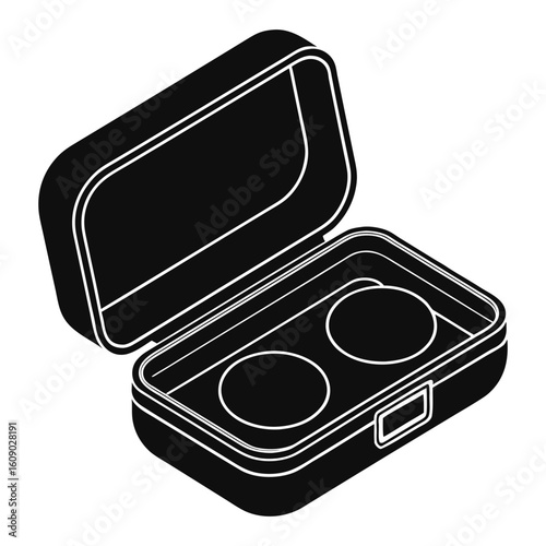 Minimalist contact lens case
