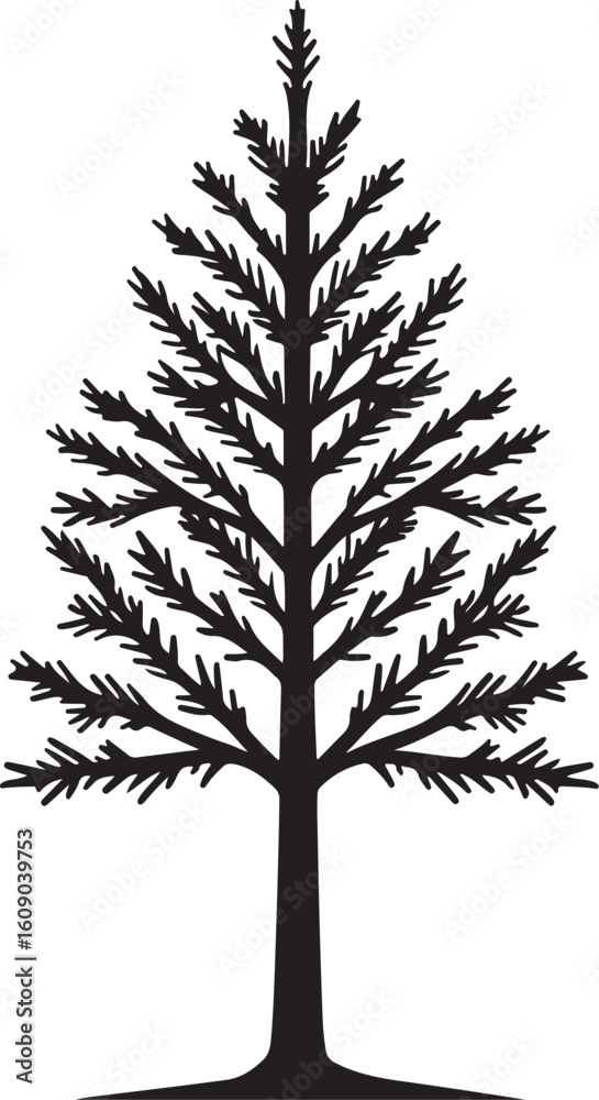 Obraz premium Minimalist black silhouette of a phoenix isolated on transparent background