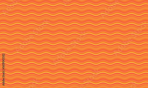 Colorful Wavy Line Pattern with Seamless Vibrant Flow