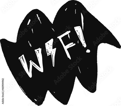Crayon doodle speech bubbles with colorful chalk lines and abstract swear words. Angry expressions, rude symbols, curse shapes. Vector hand drawn conversation cloud with bad, negative emotion