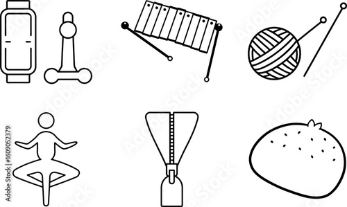 Hair Care and Beauty Products Icon Pack