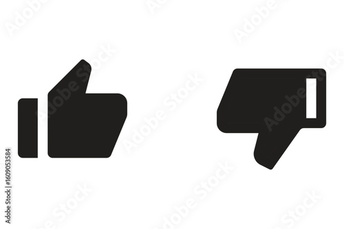 Like dislike icons
