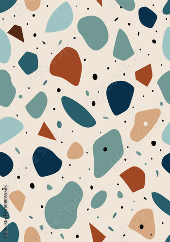 terrazzo tiles illustration
