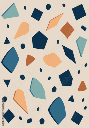 terrazzo tiles illustration