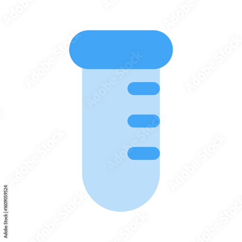 test tube flat icon