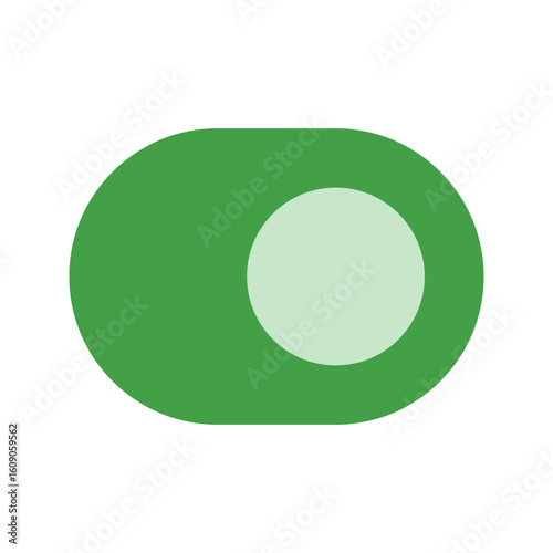 turn on flat icon