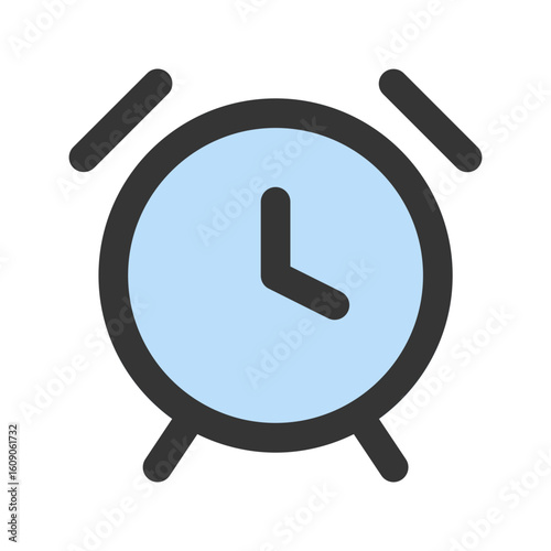 alarm flat line icon