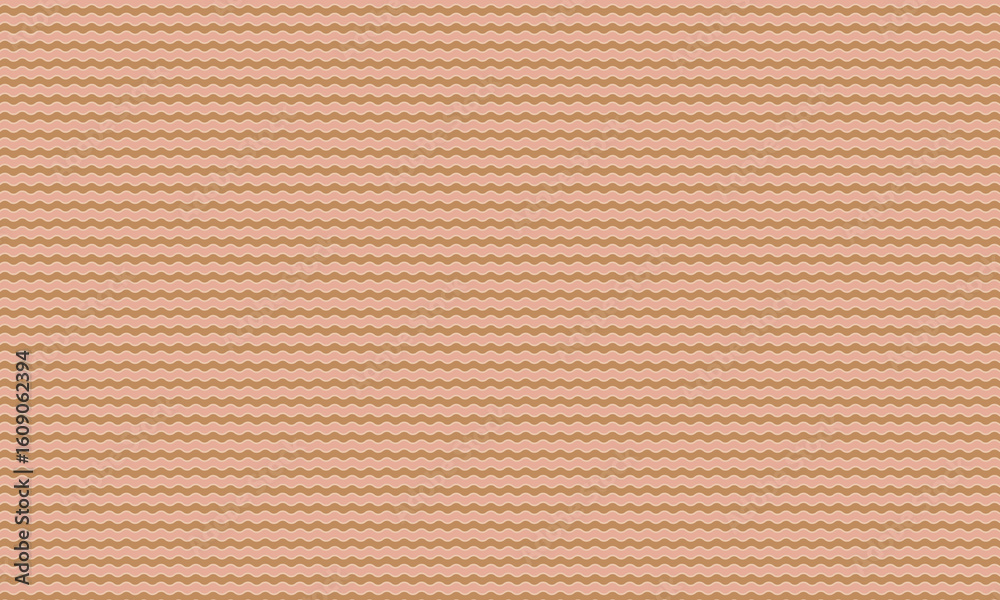 Fototapeta premium Seamless Wavy Line Background Pattern with Retro Style Design