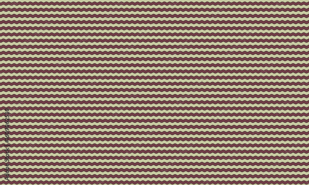 Fototapeta premium Seamless Wavy Line Background Pattern with Retro Style Design