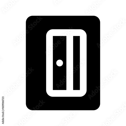 sharpener glyph icon