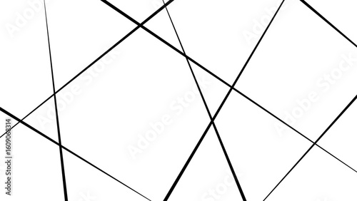 Abstract white background with random black lines, nervures de Feuillet mores, fond rectangle and geometric