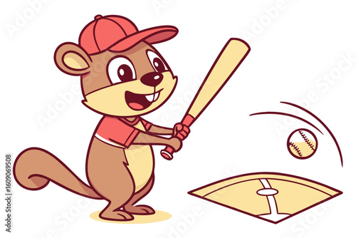 cartoon artist with brush