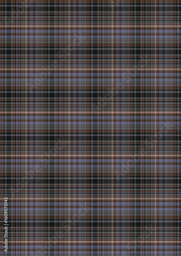 Subtle Brown and Gray Plaid Pattern Seamless Texture