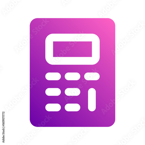 calculator gradient icon