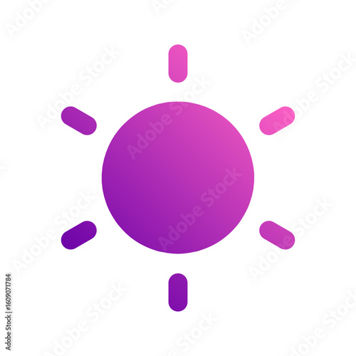 brightness gradient icon