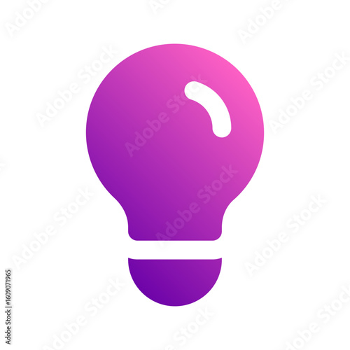 lightbulb gradient icon