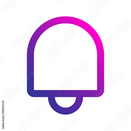 notification gradient icon