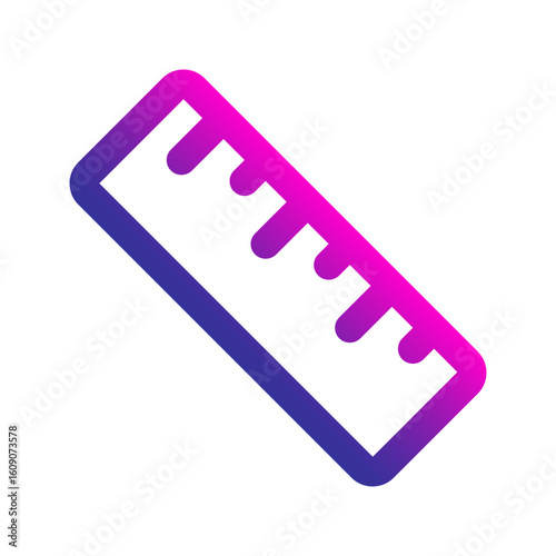 ruler gradient icon