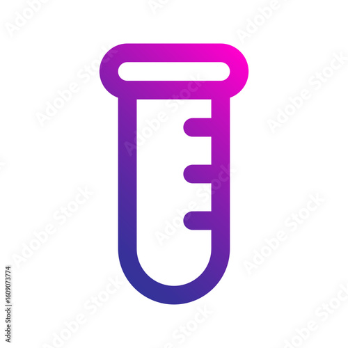test tube gradient icon
