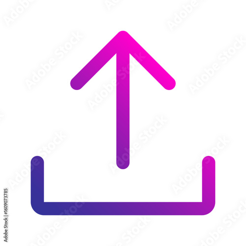 upload gradient icon