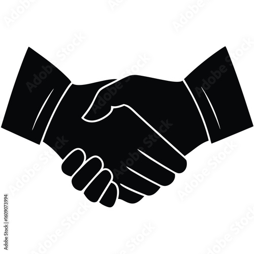 handshake vector illustration