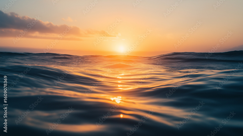 Obraz premium sunset at the ocean
