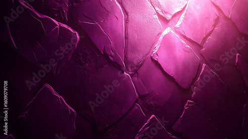 Pink stone wall texture background abstract geometric pattern vivid color gradient