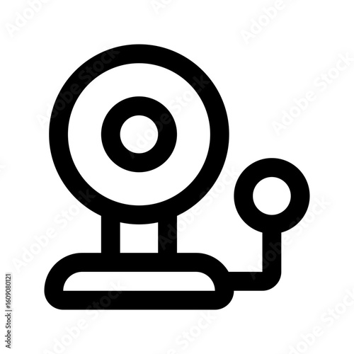school bell line icon