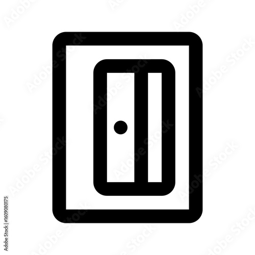 sharpener line icon