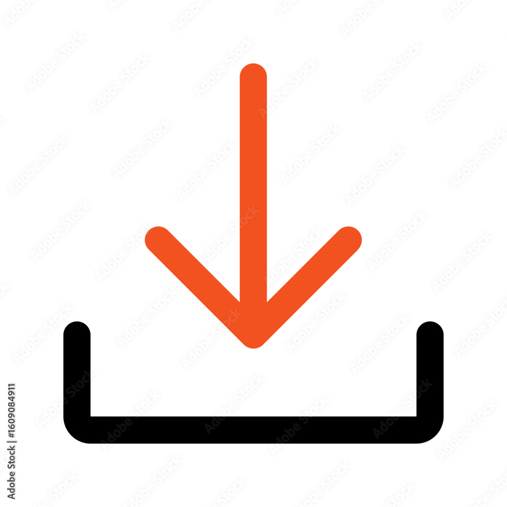 download outline color icon download outline color icon
