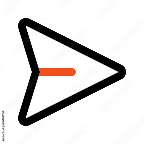 send outline color icon