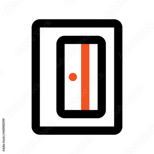 sharpener outline color icon