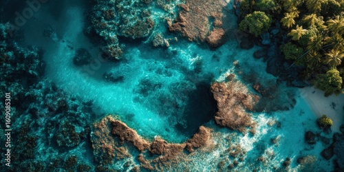 Crystal Clear Tropical Waters with Vibrant Marine Life
