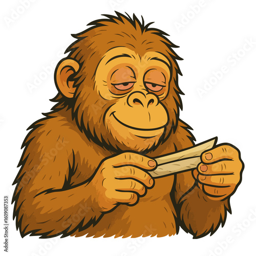 rolling chimp