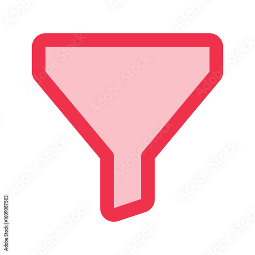 filter outline fill icon