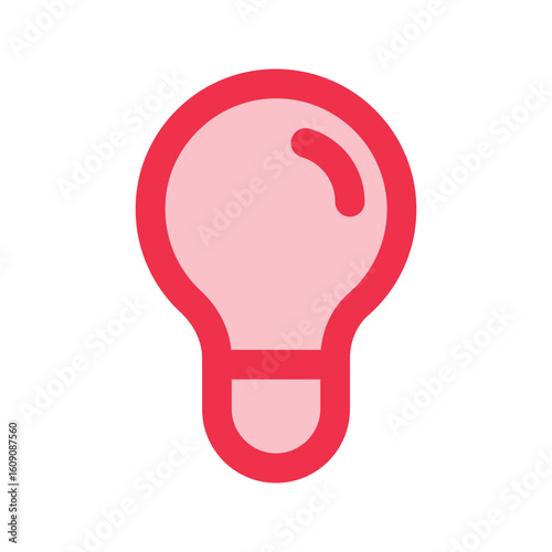 lightbulb outline fill icon