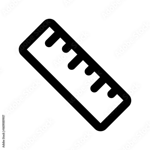 ruler line icon