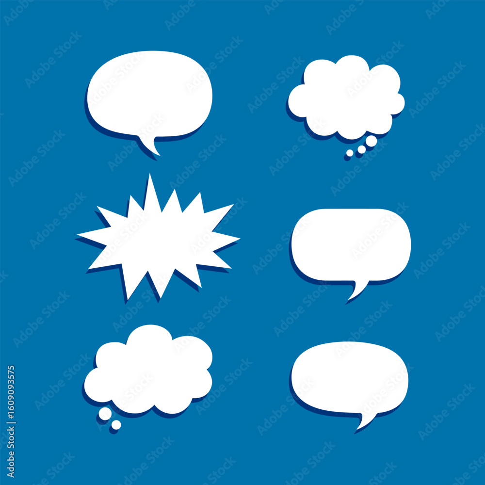 Obraz premium speech bubbles set
