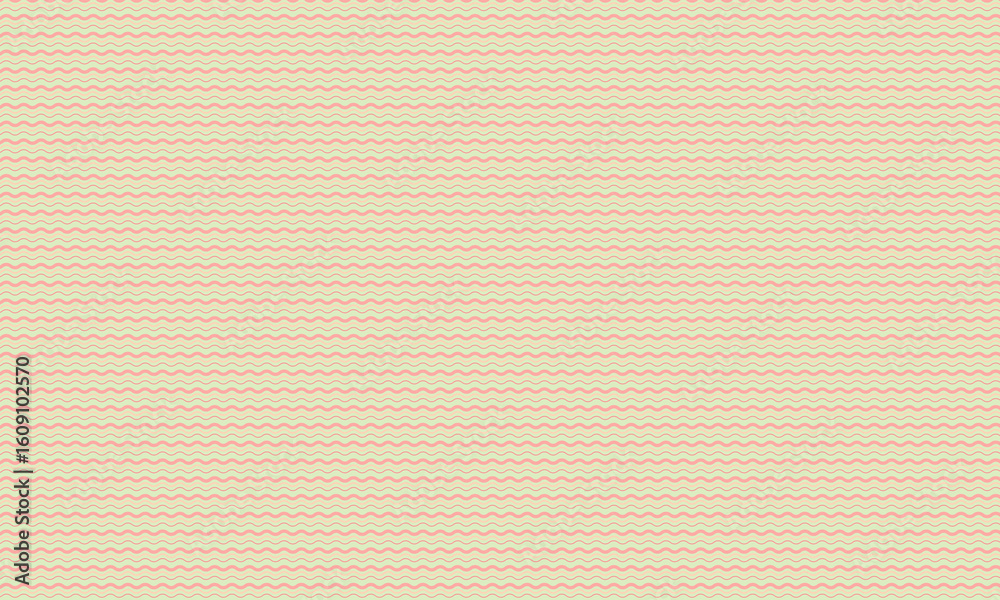 Fototapeta premium Vibrant Seamless Wavy Lines Pattern with Dynamic Repeating Flow Design