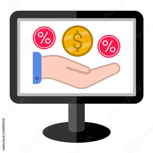 Commission Vector Design Icon Style