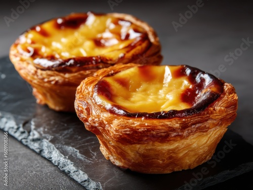 Portuguese pastel de nata professional corporate style presentation