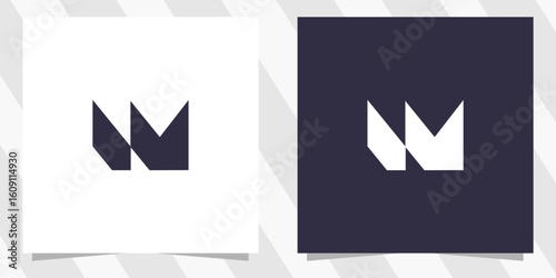 letter w logo design vector