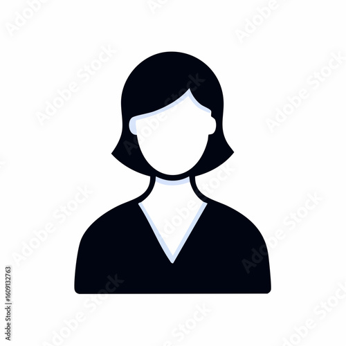 An illustration of a faceless woman in elegant attire, portrayed in a minimalist, modern, and artistic style, this image captures a sense of simplicity and grace.