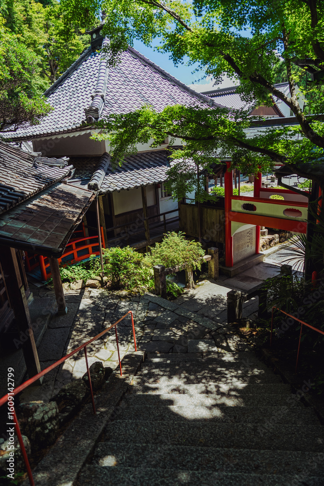 Obraz premium 柳谷観音楊谷寺の花手水