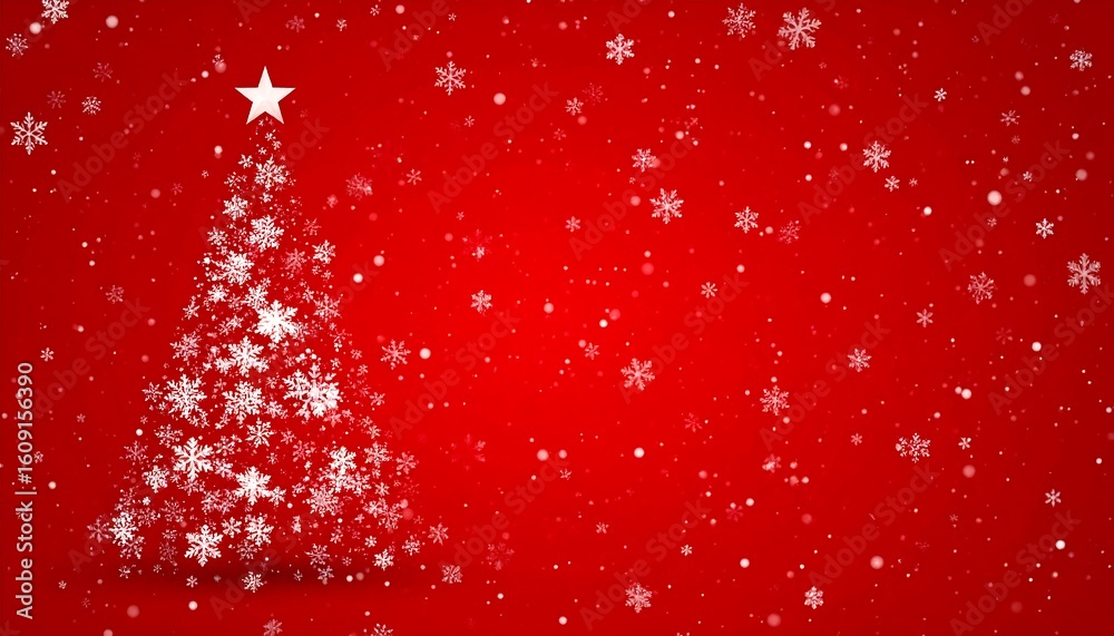 Christmas tree made of snowflakes (1) Christmas tree made of snowflakes (1)