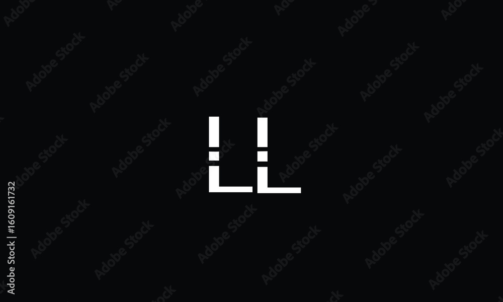 Fototapeta premium LL,L,L,LL,L,L abstract, letters, logo, monogram, style, symbols, ambitions, icons, 