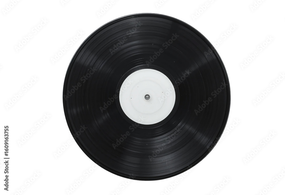 Top View of Black Vinyl Record with Blank Center Label – Transparent PNG Top View of Black Vinyl Record with Blank Center Label – Transparent PNG
