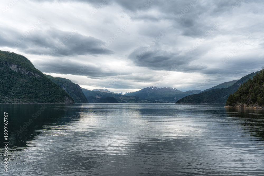 Fototapeta premium Storfjorden during summer